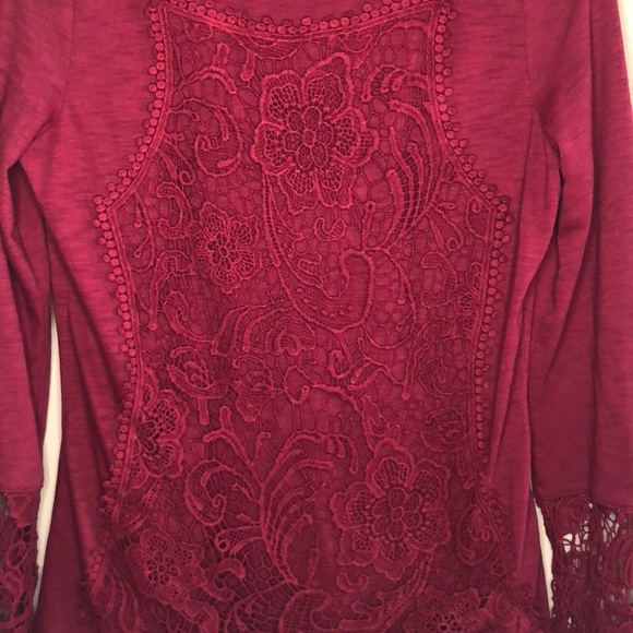 Sundance long sleeve lace front shirt - Picture 3 of 8